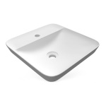 RAK - LAVABO AD INCASSO QUADRATO MONOFORO VARIANT 42 X 42 CM