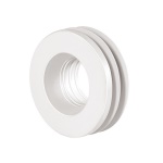 G.M.P - MORSETTO IN GOMMA NR BIANCA PER WC D. 60 MM