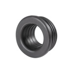 G.M.P - MORSETTO IN GOMMA NERA PER CURVE TECNICHE