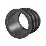 G.M.P - RIDUZIONE IN GOMMA NR NERA  D. 75