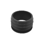 G.M.P - MORSETTO RIDUZIONE IN GOMMA NERA PER TUBO PVC