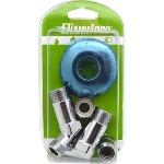 FAIDF - 2 PZ SQUADRETTE SOTTOLAVABO ESAGONALI CALOTTA ALTA  A 45Â° BLISTER