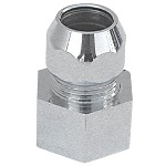 ALBER - RACCORDO MF CON DADO CONICO CROMATO