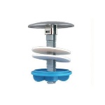 DIANHIDRO - COPRIFORO IN PLASTICA PER LAVABO-BIDET D.55