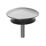 BONOM - TAPPARELLO IN OTTONE CROMATO PER COLONNA VASCA