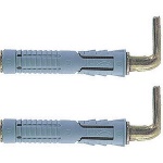 FISCHER TASSELLI - 2 PZ ELEMENTI DI FISSAGGIO FISCHER PER SCALDABAGNO PFS