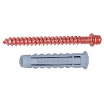 FISCHER TASSELLI - TASSELLO CON DOPPIA VITE M6 IN OTTONE RAMATO