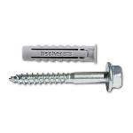 FISCHER TASSELLI - TASSELLO NYLON CON VITE TESTA FLANGIATA