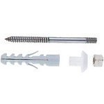 OTER - 4 PZ VITI DI FISSAGGIO IN FERRO PER VASI E BIDET