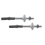 DIANHIDRO - 2 PZ FISSAGGI PER LAVABO CON DADO IN ACCIAIO