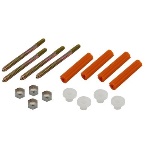 DIANHIDRO - 4 PZ FISSAGGI PER WC E BIDET CON TASSELLO ARANCIO