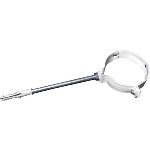 DIANHIDRO - COLLARE PER FISSAGGIO DI TUBI FUMO VERNICIATO BIANCO