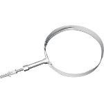 DIANHIDRO - COLLARE A REGOLAZIONE VARIABILE PER TUBI-FUMO VERNI. BIANCO