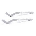 DIANHIDRO - 2 PZ MENSOLE FILETTATE PIATTE SCHIACCIATE PER RADIATORI IN ALLUMINIO