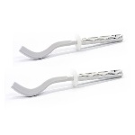 DIANHIDRO - 2 PZ MENSOLE FILETTATE PIATTE SCHIACCIATE PER RADIATORI IN ALLUMINIO