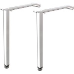 DIANHIDRO - COPPIA PIEDINI REGOLABILI PER LAVATOI A CANALE CM 60