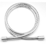 PARIG - FLESSIBILE DOCCIA CROMO SILVER METALLIC TOP QUALITY  PARIGI