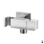 DIANHIDRO - PRESA ACQUA QUADRA CON SUPPORTO DOCCIA E ARRESTO