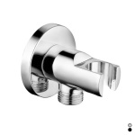 DIANHIDRO - PRESA ACQUA TONDA CON SUPPORTO DOCCIA