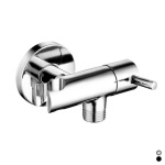 DH 222-85440-NO PRESA ACQUA TONDA CON SUPPORTO DOCCIA E ARRESTO