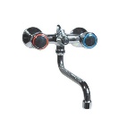 DIANHIDRO - GRUPPO LAVELLO A MURO CON ATTACCO LAVATRICE SERIE ARTOS