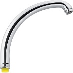 DIANHIDRO - CANNA PER LAVELLO SIMILFUSA LUNGA 20 CM CROMO