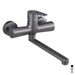 DIANHIDRO - MISCELATORE MONOCOMANDO LAVELLO A MURO SERIE LIZZY