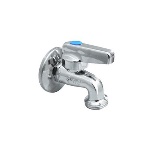 BUGAT - RUBINETTO LAVATRICE CROMATO A SFERA CON ROSONE