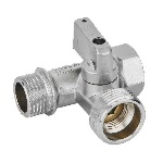 BUGAT - RUBINETTO LAVATRICE A SFERA A 3 VIE