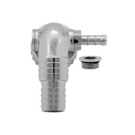 DIANHIDRO - CURVETTA SCARICO LAVATRICE CON TAPPO E ATT. ASCIUGATRICE