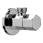 RERU - RUBINETTO SOTTOLAVABO D'ARREDO MOD. ESAGONALE 1/2X10