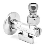 BUGAT - RUBINETTO SOTTOLAVABO A SFERA CON FILTRO A SNODO