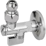 BUGAT - RUBINETTO SOTTOLAVABO COMPACT A SFERA CON FILTRO A SNODO