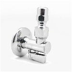 DIANKAMIN - RUBINETTO SOTTOLAVABO A SFERA CON FILTRO A SNODO