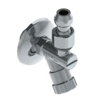 EUROT - RUBINETTO SOTTOLAVABO A VITONE CON FILTRO A SNODO