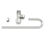 DIANHIDRO - RUBINETTO WC MASCHIO 1/2 CON TUBO J