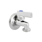 DIANHIDRO - RUBINETTO LAVATRICE A SFERA PESANTE IN OTTONE CROMATO