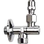 ALBER - RUBINETTO SOTTOLAVABO CON FILTRO A SNODO CROMATO LUX