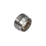 DH - RACCORDO IN OTTONE CROMO 22F - 3/4M