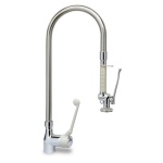 RIVER - MISCELATORE LAVELLO CON DOCCETTA E LEVA CLINICA