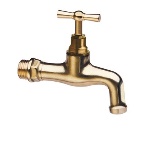 ITAP - RUBINETTO CURVO IN OTTONE LUCIDATO