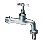 ITAP 244-306-05 RUBINETTO PORTAGOMMA IN OTTONE CROMATO/SABBIATO