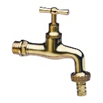 ITAP - RUBINETTO PORTAGOMMA IN OTTONE LUCIDATO