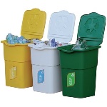 FF - PATTUMIERA RACCOLTA DIFFERENZIATA SET 3 PZ.