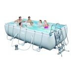 BESTW 244-GB56441 PISCINA POWER STEEL FRAME FUORI TERRA RETTANGOLARE