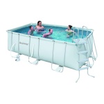 BESTW - PISCINA POWER STEEL FRAME FUORI TERRA RETTANGOLARE
