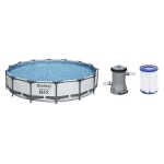 BESTW - PISCINA STEEL PRO MAX FUORI TERRA ROTONDA