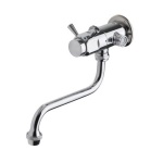 MCM - MISCELATORE A MURO TEMPORIZZATO CON CANNA GIREVOLE