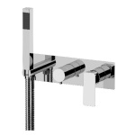 MARIA - SET MISCELATORE A INCASSO A 3 VIE VASCA DOCCIA LINEA ICON