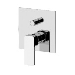 MARIA MISCELATORE MONOCOMANDO INCASSO CON DEVIATORE LINEA ICON Cromo